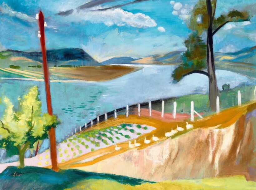 Szőnyi István: Kilátás a Dunára (Zebegény), 1932
