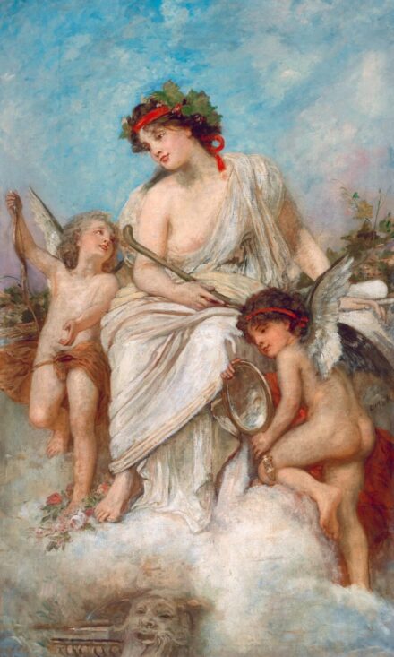 Lotz Károly: Múzsa (Thália), 1880-as évek vége
