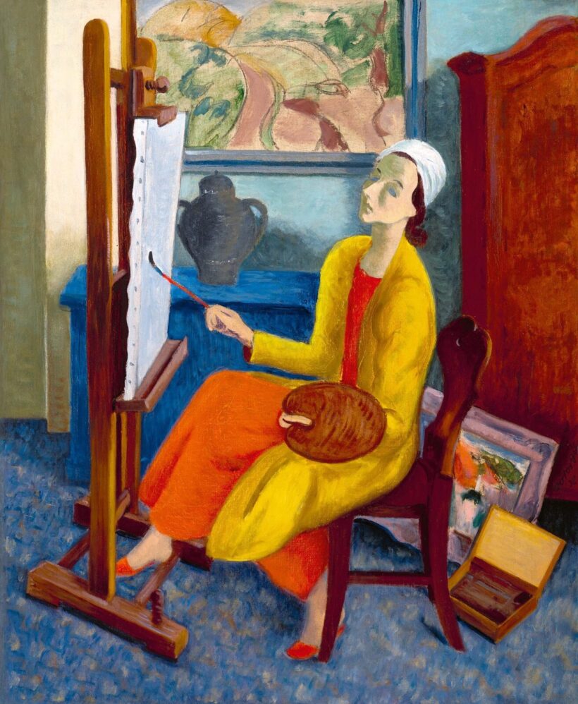 Vörös Géza: Festőnő, 1938