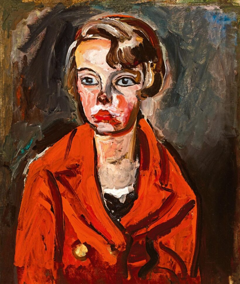 Pór Bertalan: Piros kabátos gyermek, 1920-as évek vége