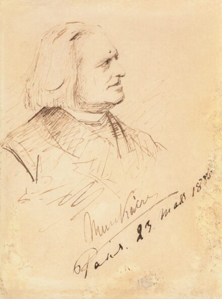 Munkácsy Mihály: Liszt Ferenc portréja, 1886