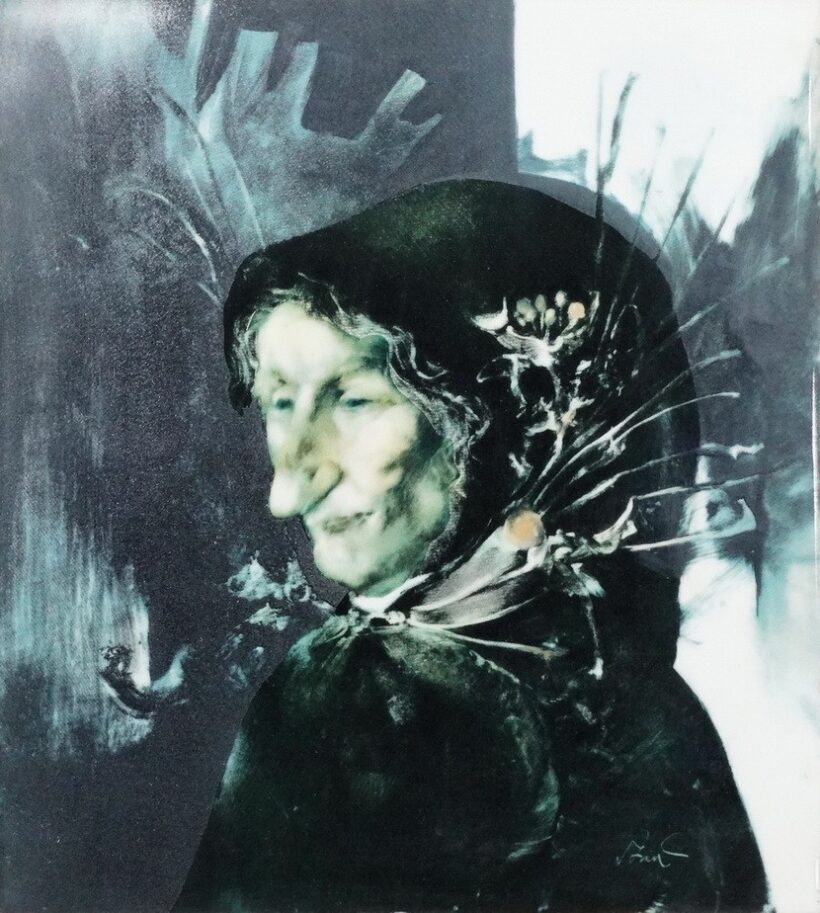 Szász Endre (1926 - 2003): Portré, 1979 - Hollóháza, Szász Stúdió