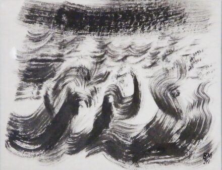 Borsos Miklós (1906 - 1990): Vihar, 1984