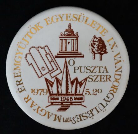 Tóth Sándor (1933): Magyar Éremgyűjtők Egyesülete, IX.Vándorgyűlése, 1979