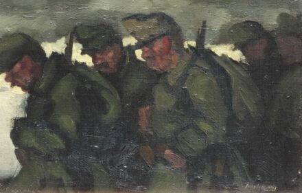 Parobek Alajos (1896-1947): Katonák, 1917