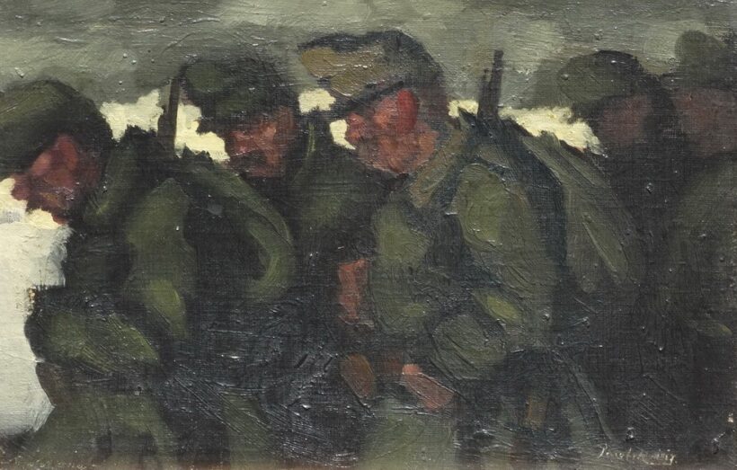 Parobek Alajos (1896-1947): Katonák, 1917