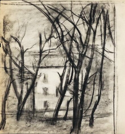 Szuly Angéla (1893 - 1976): Pécsi művésztelep kertje, 1923