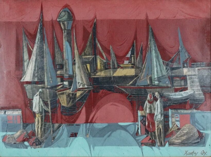 Xantus Gyula (1919-1993): Alkony a mólón