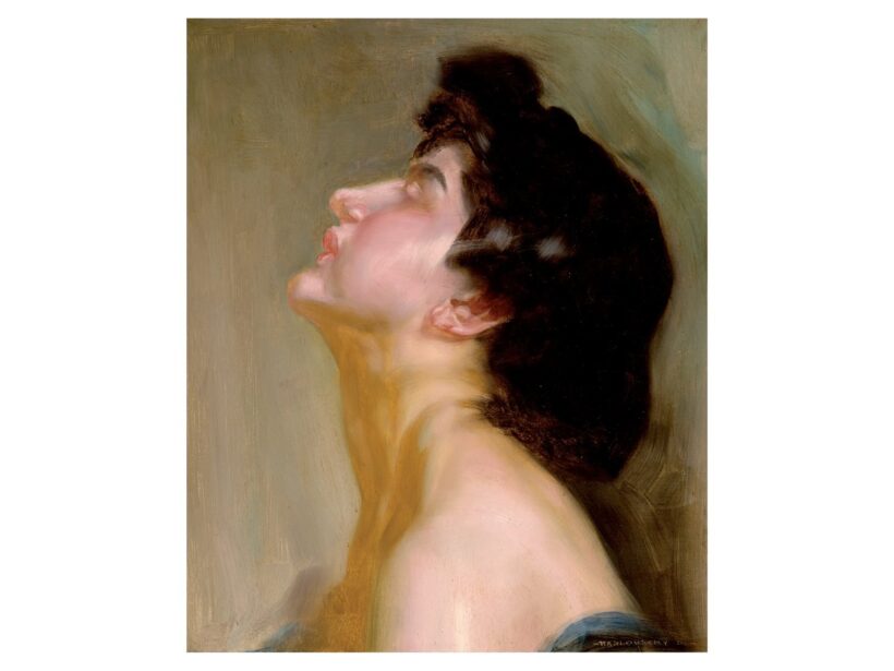 Karlovszky Bertalan  Női arckép, 1920 körül