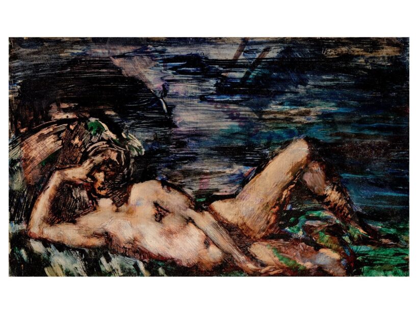 Vaszary János  Fekvő női akt, 1919