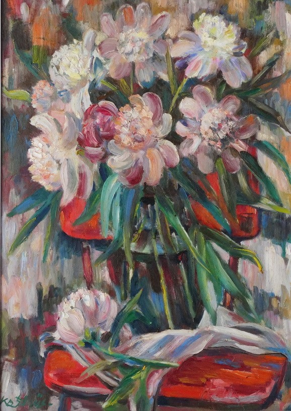 Kesztyűs Ferenc (1932): Pünkösdi rózsák, 1996