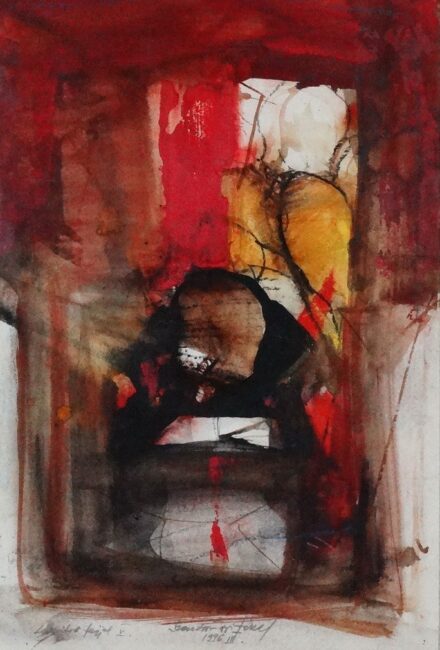 Szentgyörgyi József (1940-2014): Lehajtott fejjel, 1996