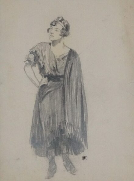 Helbing Ferenc (1870 - 1958): Kisasszony, 1910-es évek