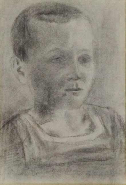 Ilosvay Varga István (1895 - 1978): Gyermekkori önarckép, 1913