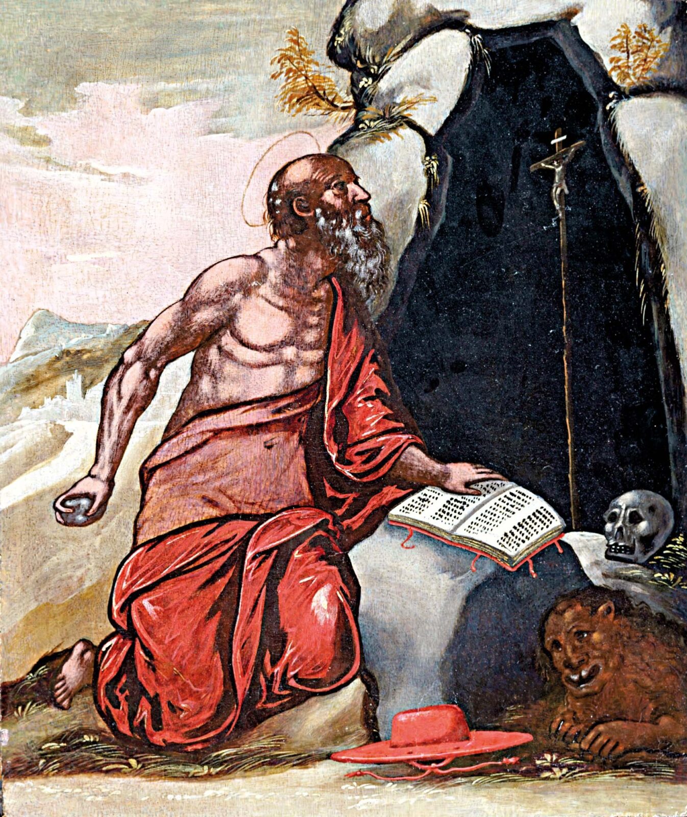 Velencei-krétai festő, 1600 körül: Szent Jeromos