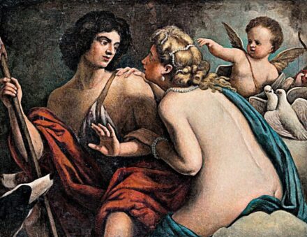 Ricci, Pietro köre (1605-1687): Vénusz, Adonisz és Ámor