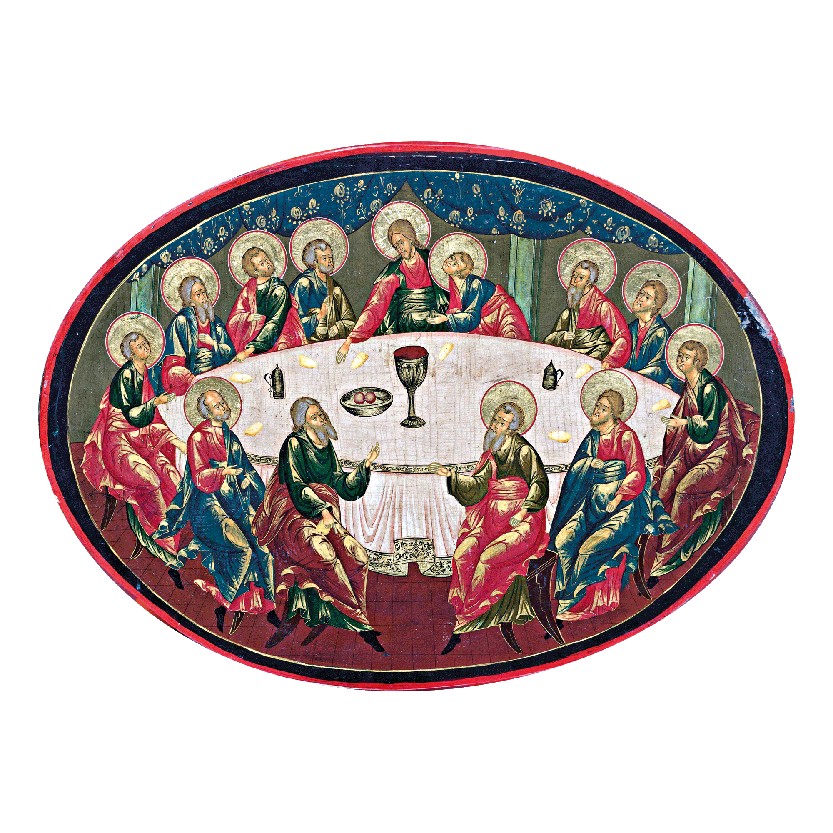 Orosz ikonfestő, 19. sz.: Utolsó vacsora