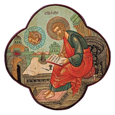 Orosz ikonfestő, 20. sz. eleje: Szent Lukács evangelista