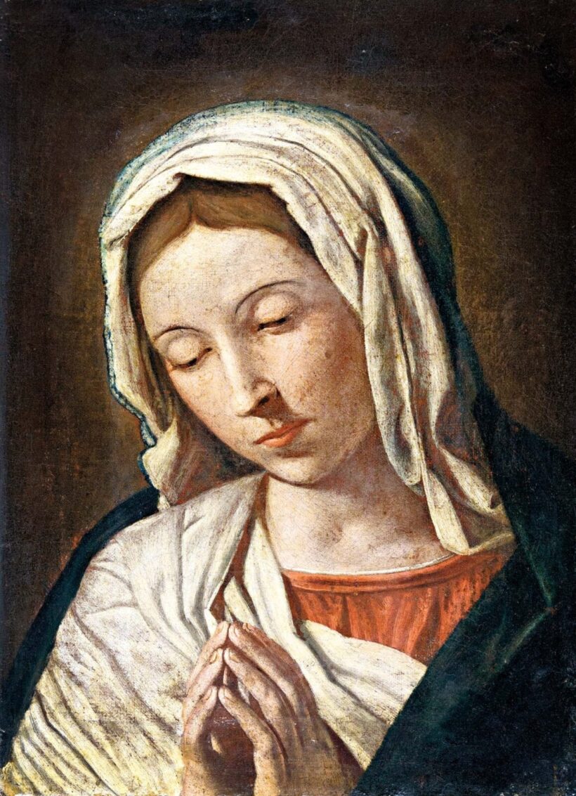 Sassoferrato, Giovanni Battista Salvi (1609-1685) követője, 17. sz.: Fájdalmas Mária