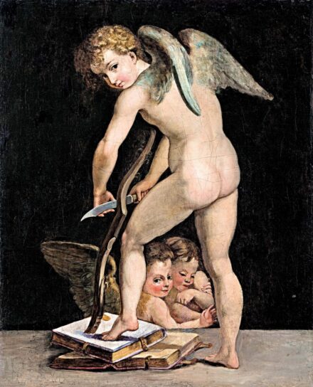 Parmigianino (1503-1540) után, 1800 körül: Ámor