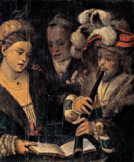 Flamand festő, 17. sz.: Zenélő társaság