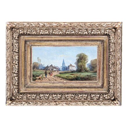 Kuwasseg, Charles-Euphrasie (1833-1904): Falusi úton, 1883
