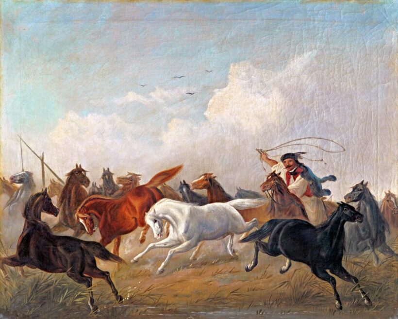 Kübler, Ludwig (működött 1850-1860 körül): Csikósok
