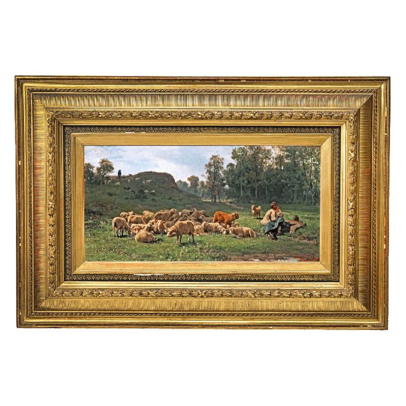 Ranzoni, Gustav (1826-1900): Birkapásztorok, 1886