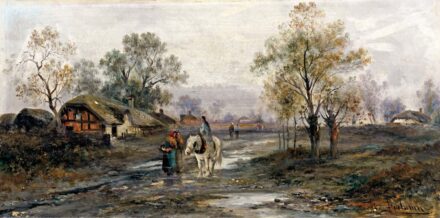 Barbarini, Emil (1855-1933): Eső után