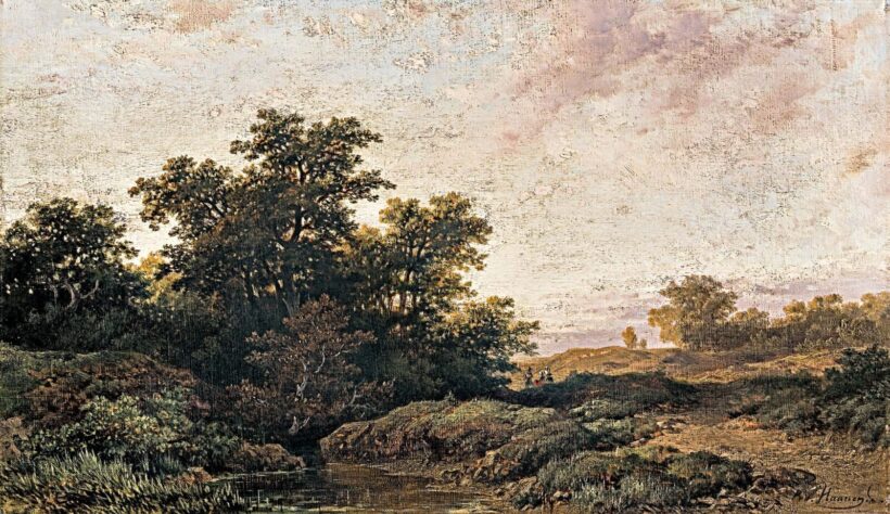 Van Haanen, Remigius Adrianus (1812-1894): Borongós táj