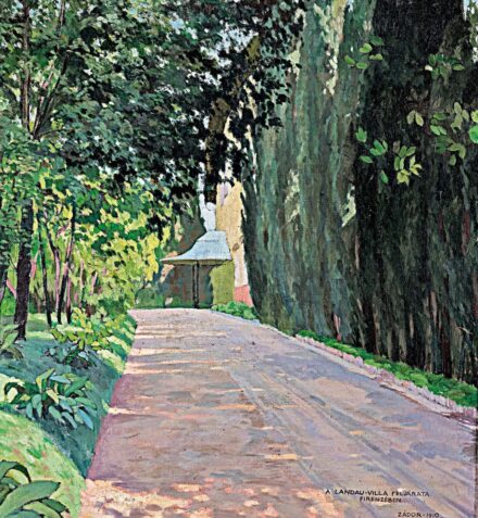 Zádor István (1882-1963): A Landu  villa Firenzében, 1910