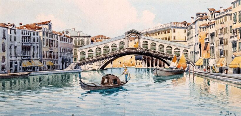 Bari, E. jelzéssel, 1900 körül: Ponte di Rialto