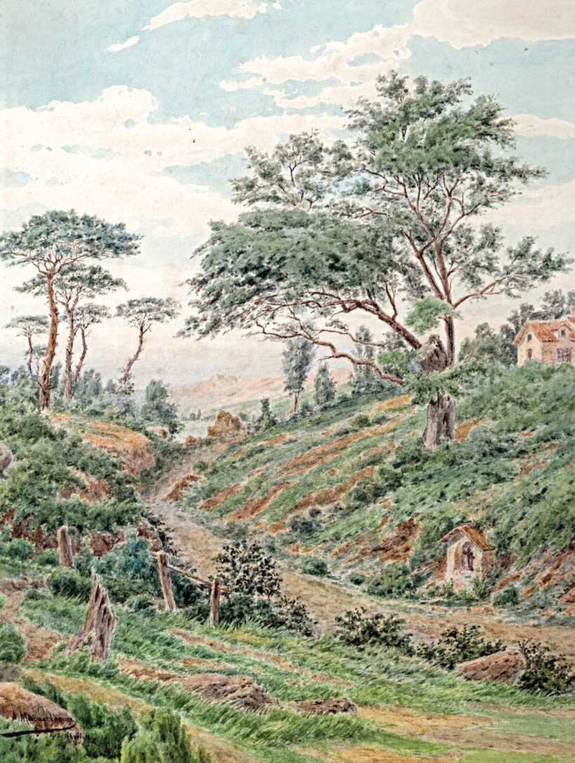 Matarredona, A. jelzéssel: Andalúziai táj, 1915