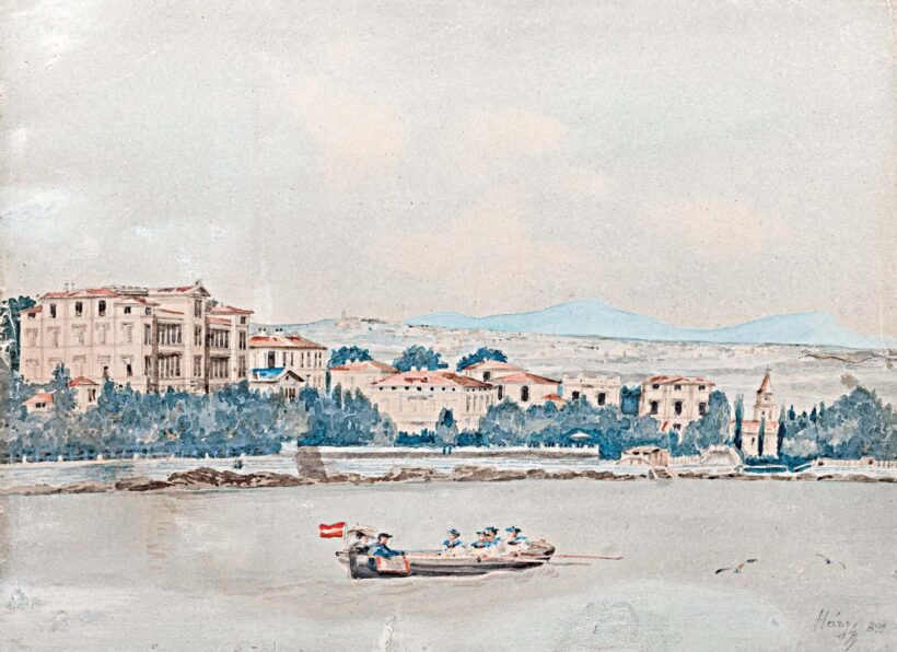 Háry Gyula (1864-1946): Csónakázók, 1939