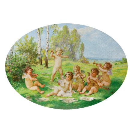 Vlach, Oldra (1886-1958): Muzsikáló puttók
