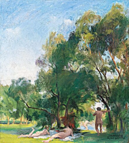 Benkhard Ágost (1882-1961): Fürdőzők, 1922