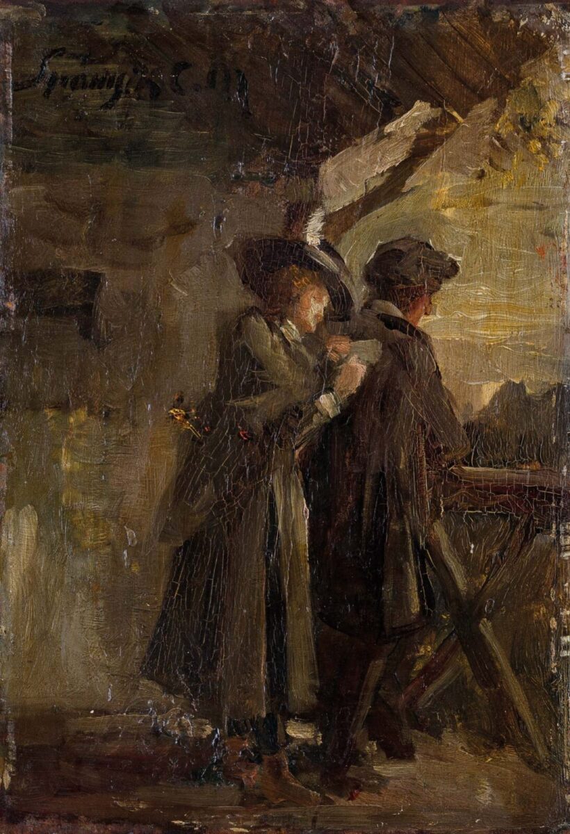 Spányik Kornél (1858-1943): Esti hangulat