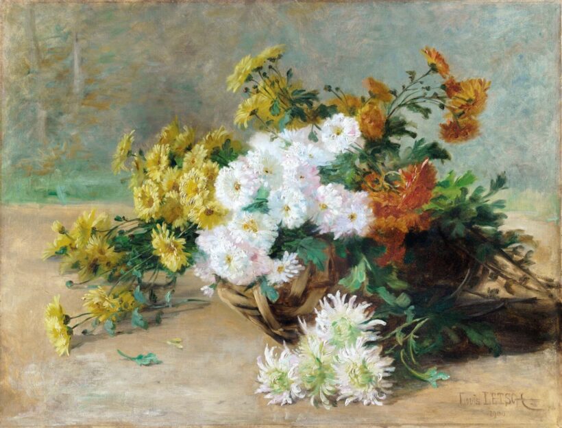 Letsch, Louis (1856-1940): Virágcsendélet, 1900