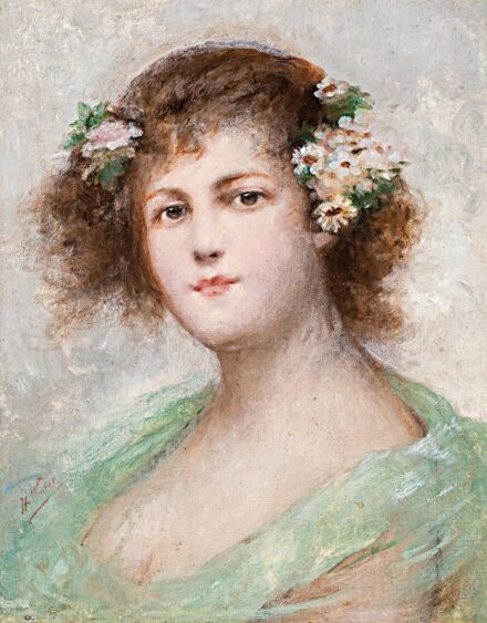 Winter, Hans (1858-1944): Hölgy arcképe