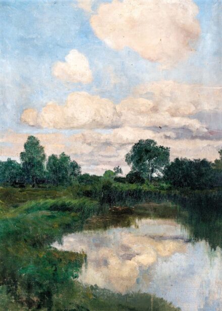 Olgyay Ferenc (1872-1939): Vízparti táj