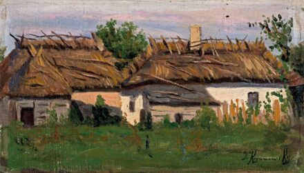 Koganov jelzéssel, 1900 körül: Falurészlet
