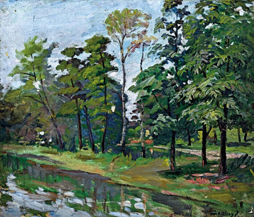 Bosznay István (1868-1944): Folyópart