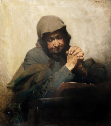 Kotschenreiter Hugó (1854-1908): Imádkozó