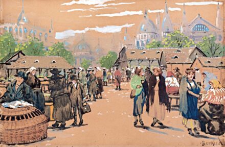 Berkes Antal (1874-1938): Piaci jelenet