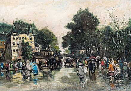 Berkes Antal (1874-1938): Budapesti részlet