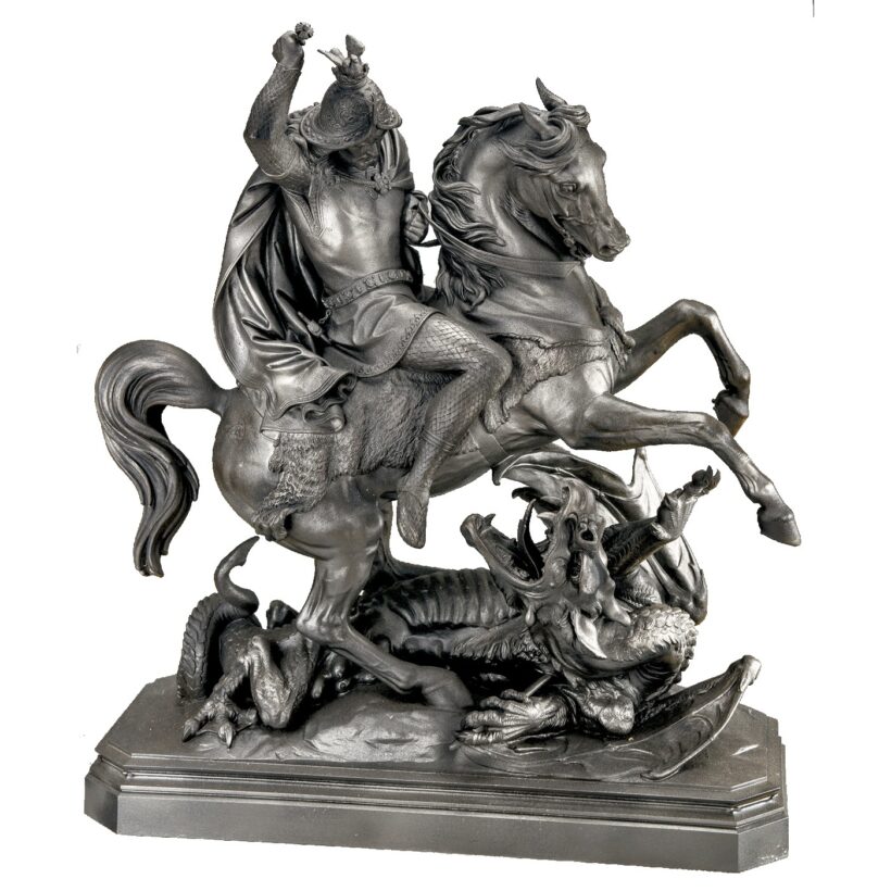 Fernkorn, Anton Ritter von (1813-1878): Szent György és a sárkány, 1850