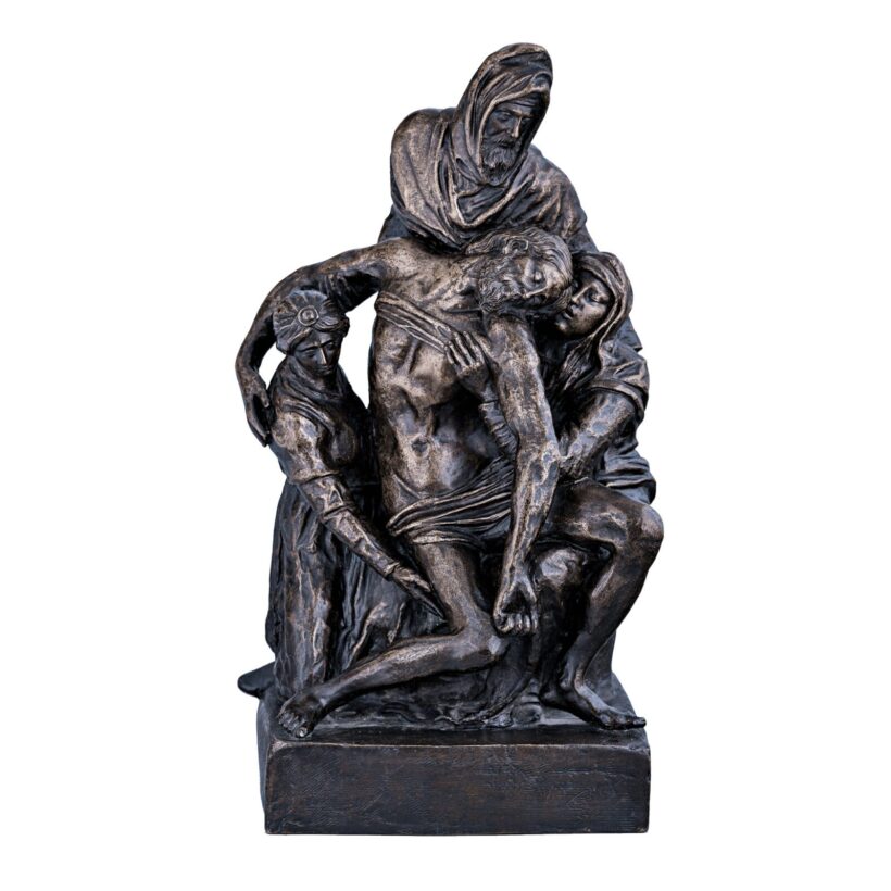 Michelangelo után, 1900 körül: Levétel a keresztről (ún. Bandini Pietá)
