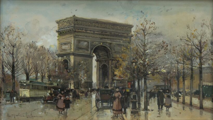 Eugéne Galien-Laloue: A diadalív -L'Arc de Triomphe