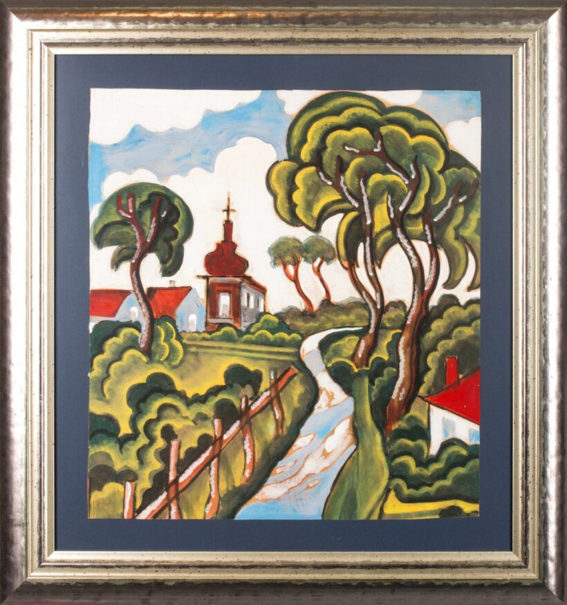 Scheiber Hugó: Patakpart, 1940-es évek - Image 2