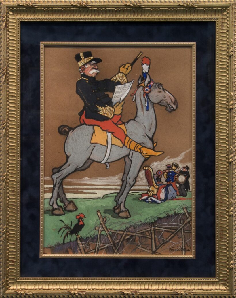 Faragó Géza: Georges Clemenceau karikatúrája - Image 2